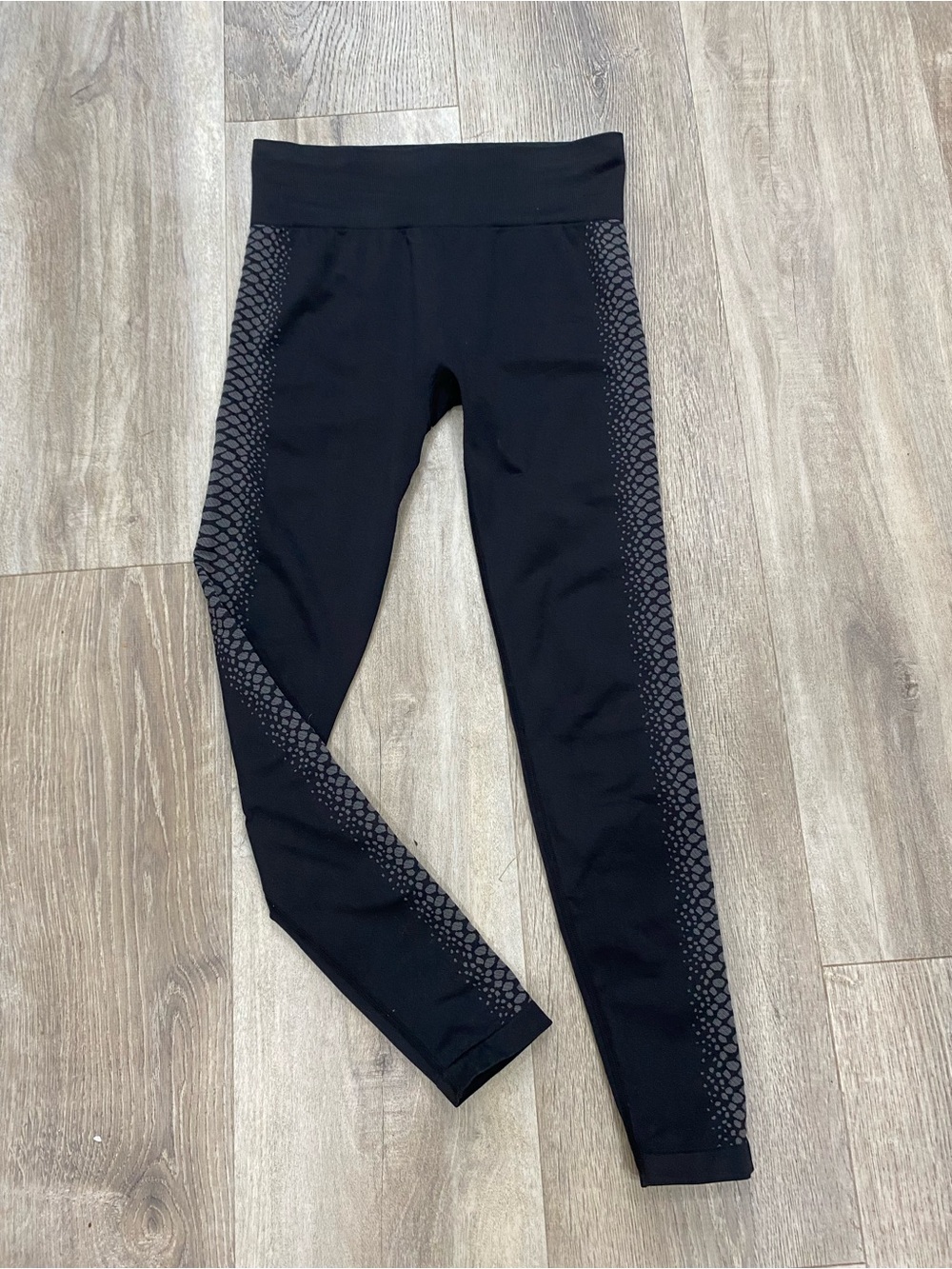 Marika Black Active Leggings with Branded Waistband